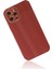 Iphone 12 Pro Max Kılıf Glass Kapak - Bordo Bstmy 2