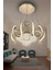 Arya Kristal Cam 4 Top LED Avize - 2