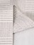 Evora EP08 Bej Sisal Yıkanabilir Silinebilir Tozmaz Salon Antre Mutfak Halı Yolluk Kilim 2