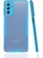 Samsung Galaxy M52 5g Kılıf Platin Silikon - Mavi Bstmy 1