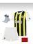 Fênêrbâhçê 2023-24 Sezon Dzeko Iç Saha Çubuklu Çocuk Forması 4 Lü Set(Çorap Bileklik HEDIYELLI)-MD03 1