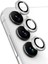 Görüntü Kalitesi Bozmayan Kamera Lens Koruyucu Safir (Sapphire) (Gümüş, S24 Fe) 1