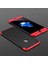 Apple iPhone 6 Plus / 6s Plus ile Uyumlu Kılıf Double Dip Ays 3in1 Sert Rubber Kapak Siyah-Kırmızı 1