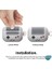 Airpods Pro 2.nesil Için Kılıf Cartoon Figürlü Silikon Crtn-Fgr-Mn-Bb [airpods Pro 2. Nesil ile Uyumlu Kılıf - Mavi - Sarı] 2