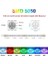 5V USB 100CM Rgb Şerit LED 3 Çipli SMD5050-30LED Ses Sensörlü Kumandalı 2