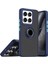 Xiaomi 14T Pro Uyumlu Kılıf Yüzüklü Standlı Extra Darbe Koruma Sert Silikon Kapak - Lacivert 1