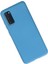 Samsung Galaxy S20 Plus Kılıf Nano Içi Kadife Silikon - Mavi Bstmy 2