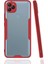 General Mobile Gm 22 Kılıf Platin Silikon - Kırmızı Bstmy 1