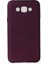 Samsung Galaxy E7 Kılıf First Silikon - Mürdüm Bstmy 1