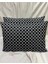 Siyah Zincir 2 Adet Fermuarlı Yastık Kılıfı | 50X70 cm | %90 Pamuk 1