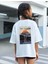 Çocuk Unisex Baskılı T-Shirt - Beyaz 2