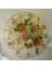 - Narenciye & Elma Temalı Mutfak Duvar Saati - Portakal, Limon, Elma - 30 cm - Açık Sarı 3