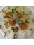 - Narenciye & Elma Temalı Mutfak Duvar Saati - Portakal, Limon, Elma - 30 cm - Açık Sarı 4