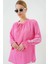 Nakışlı Örme Bluz 941 - Pembe 3