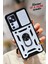 Xiaomi Mi 12T Pro - Pars Kamera Sürgülü Tank Güçlü Koruma Kalın Kapak/kılıf - Gümüş 1