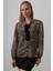 Fiyonk Detaylı Leopar Bluz - Leopar 1