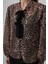 Fiyonk Detaylı Leopar Bluz - Leopar 2