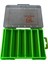 Çift Taraflı Maket Yem Kutusu 12 Gözlü Yeşil 14X10.5X3CM (Max 7cm Maketler Için) 3