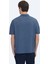 Lacivert Polo Yaka Pamuk Karışımlı T-Shirt 5