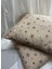 2 Adet Kahve Yıldız Fermuarlı Yastık Kılıfı | 50X70 cm | %90 Pamuk 3