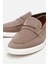 Erkek Süet Deri Bej Hafif Tabanlı Günlük Loafer 3