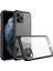 Iphone 11 Pro Max Kılıf Miami Şeffaf Silikon - Siyah Bstmy 1