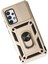 Samsung Galaxy A73 5g Kılıf Pars Lens Yüzüklü Silikon - Gold Bstmy 2
