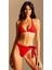 Kırmızı Dar Kalıp Bir Taraf Kalın Ip Bağcıklı Bikini Altı 1