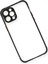 Iphone 12 Pro Kılıf Miami Şeffaf Silikon - Siyah Bstmy 3