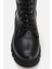 Siyah Kadın Düz Bot 4