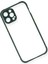 Iphone 12 Pro Max Kılıf Miami Şeffaf Silikon - Koyu Yeşil Bstmy 3
