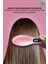 Elektrikli Saç Düzleştirici Tarak Fast Hair Straightener Pratik Pembe Saç Kurutma Tarağı Düzleştirme 4