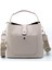 Kadın Krem Taba 3 Bölmeli Orta Boy Omuz Çantası ve Cüzdanı Kombin MH4002MH 5