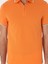 Erkek Turuncu Slim Fit %100 Pamuk Fermuarlı Polo Yaka T-shirt 50301382-VR051 6
