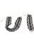 Metal Detaylı Siyah Dantel Choker ve Bileklik Seti 4
