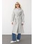 Apolet Detaylı Oversize Hafif Trençkot Taş 6710 1