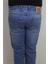 Fistan Store Erkek Açık Mavi Yüksek Bel Rahat Kesim Boru Paça Jean Pantolon 4