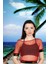 Aria's Closet File Kollu Kırmızı Pareo Mayo Üstüne Pareo 1