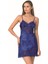 Aria's Closet Saks Kısa Saten Gecelik 1
