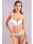 Gilda Big Size Plunge Bra, Ekru Konforlu ve Şık Sütyen 4