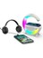 Kablosuz Şarj Standlı Rgb Hoparlör Hızlı Şarj Bluetooth 7 Renk LED Işık Sd Kart Fm Radyo Ses Bombası 1