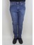 Fistan Store Erkek Mavi Normal Bel Rahat Kesim Dar Paça Jean Pantolon 1