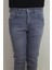 Fistan Store Erkek Gri Normal Bel Normal Kesim Dar Paça Jean Pantolon 2