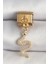 316L Çelik Gold Renk Sallantı Zirkon Taşlı Yılan Model Nomination Charm - TJ-BC1364 1