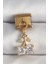 316L Çelik Gold Renk Sallantı Zirkon Taşlı Kiraz Model Nomination Charm - TJ-BC1356 1
