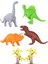 713 Toy Play 6 Parça Dinozor Figür Seti 14-18 cm 1