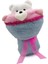Sevgi Buketi Peluş Ayıcıklı Peluş Çiçek Buketi 40 cm 5