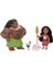 Jkp 237556 Disney Moana - 15 cm Maui & Moana ve Arkadaşları Set 2