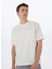 Bisiklet Yaka Ekru Erkek T-Shirt Te_cotton 1