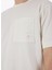 Bisiklet Yaka Ekru Erkek T-Shirt Te_cotton 4